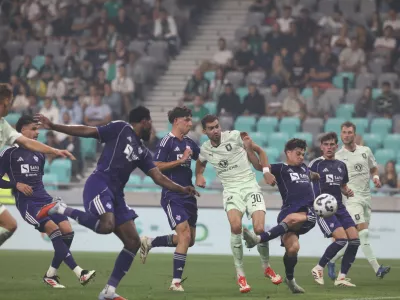 Jan Gorenc31.08.2025 - Nogomet - Stadion Stožice - derbi Olimpija Maribor Foto: Luka Cjuha