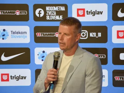 05.06.2025 - novinarska konferenca selektorja Slovenije, Andrej Razdrh - selektor foto:voranc kramberger