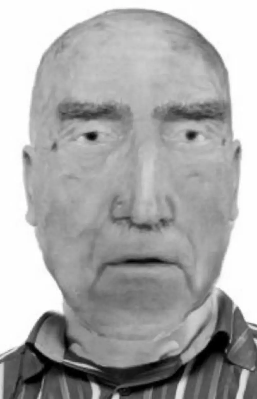 Policija je v iskanju identitete pokojnika objavila njegov fotorobot. 