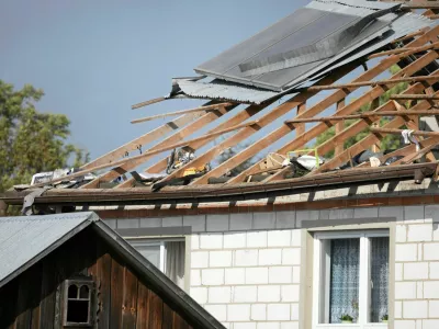 A house is damaged after a drone or similar object struck a residential building according to local authorities, following violations of Polish airspace during a Russian attack on Ukraine, in Wyryki municipality, Poland September 10, 2025. Agencja Wyborcza.pl/Jakub Orzechowski/via REUTERS  ATTENTION EDITORS - THIS IMAGE WAS PROVIDED BY A THIRD PARTY. POLAND OUT. NO COMMERCIAL OR EDITORIAL SALES IN POLAND.