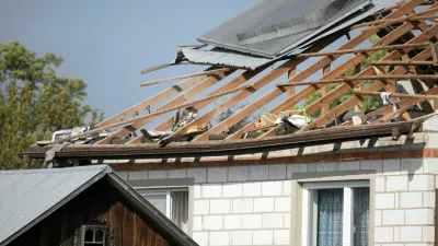 A house is damaged after a drone or similar object struck a residential building according to local authorities, following violations of Polish airspace during a Russian attack on Ukraine, in Wyryki municipality, Poland September 10, 2025. Agencja Wyborcza.pl/Jakub Orzechowski/via REUTERS  ATTENTION EDITORS - THIS IMAGE WAS PROVIDED BY A THIRD PARTY. POLAND OUT. NO COMMERCIAL OR EDITORIAL SALES IN POLAND.