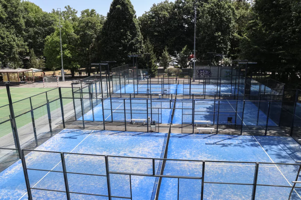 - 04.07.2025 - igri&scaron;ča za padel, Tivoli//FOTO: Jaka Gasar