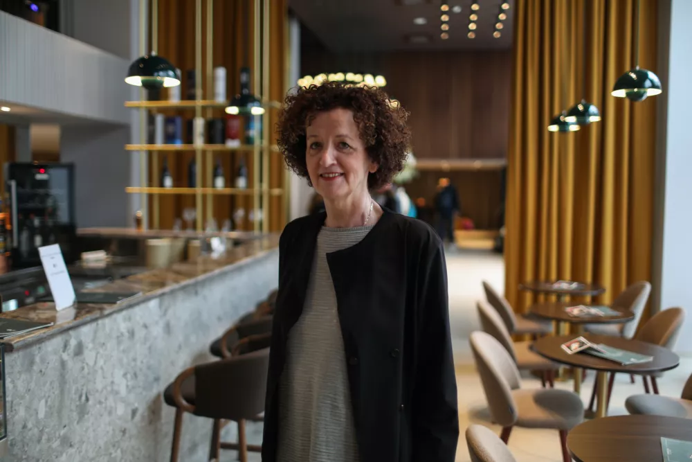 - 25.05.2025. - Maja Haderlap, dvojezična avstrijsko koro&scaron;ka slovenska pesnica in pisateljica ter univerzitetna predavateljica./FOTO: Bojan Velikonja