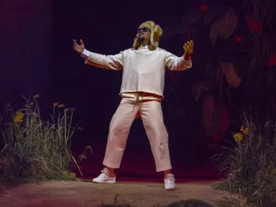 FILE - Bad Bunny performs during his first show of his 30-date concert residency at the Coliseo de Puerto Rico Jos&eacute; Miguel Agrelot, in San Juan, Puerto Rico, July 11, 2025. (AP Photo/Alejandro Granadillo, File)