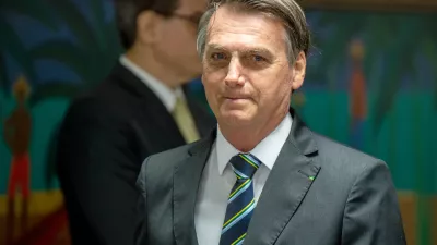 FILED - 30 April 2019, Brazil, Brasilia: Then Brazilian President Jair Bolsonaro pictured during a meeting. Photo: Fabian Sommer/dpa