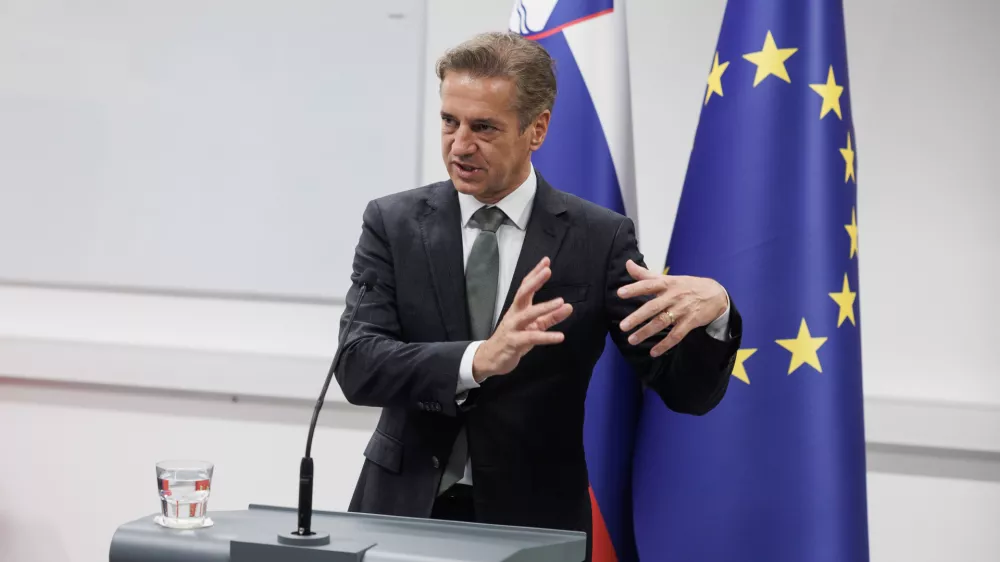 Novo mesto.Izjava predsednika vlade Roberta Goloba.