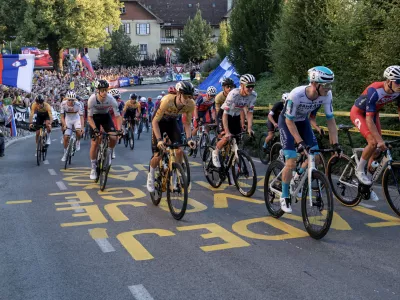 Tadej Pogačar- 09.08.2025 - kolesarstvo - elitna članska dirka (35 km) za 7. pokal Tadeja Pogačarja, Komenda//FOTO: Jaka Gasar