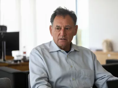 10.06.2025. - Andrej Ribič, Predsednik uprave DARSa.//FOTO: Bojan VelikonjaOPOMBA: ZA OBJAVO V OBJEKTIVU!!!