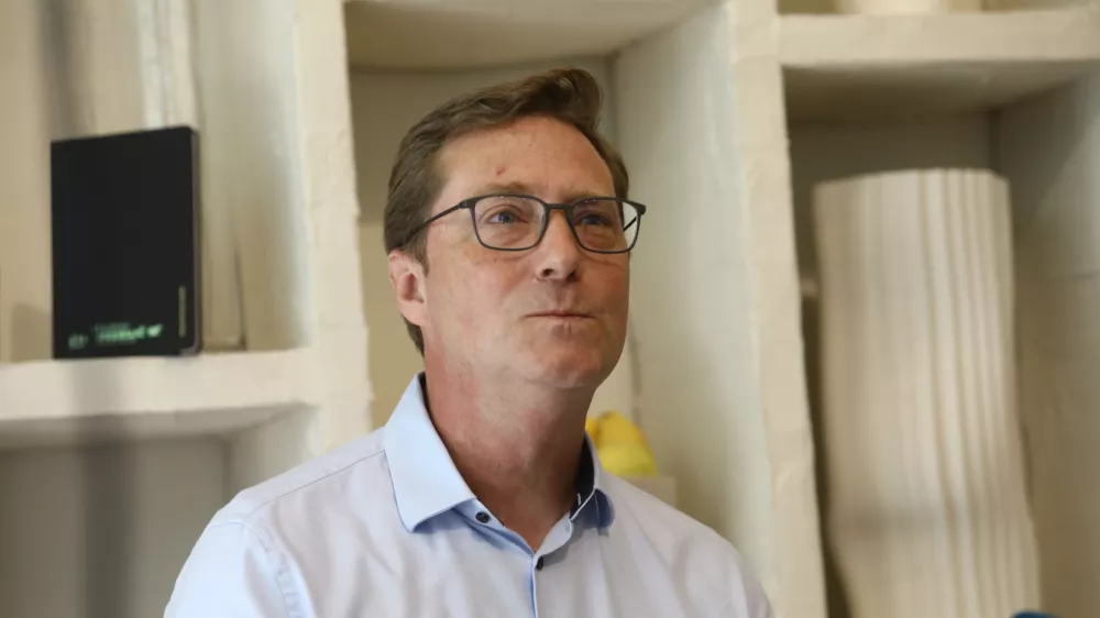 Vladimir Prebilič 23.6 2025 tiskovna konferenca Vladimir PrebiličFoto: Luka Cjuha