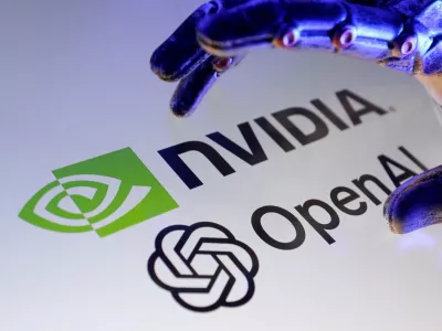 FILE PHOTO: Nvidia and OpenAI logos are seen in this illustration taken, September 22, 2025. REUTERS/Dado Ruvic/Illustration/File Photo