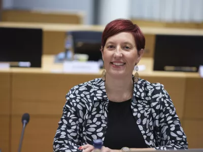 Belgija, Bruselj.Seja Sveta Evrope na katerem je evropska komisija predstavila predlog regulacije podrocja ribistva.Drzavna sekretarka na Ministrstvu za kmetijstvo, gozdarstvo in prehrano Masa Zagar.
