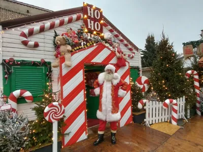 Zagotovo eden najbolj&scaron;ih n najbolj avtentičnih Božičkov, ki verjame, da so vsi otroci pridni. / Foto: Vesna Levičnik