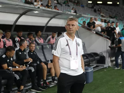 Radovan Karanović31.08.2025 - Nogomet - Stadion Stožice - derbi Olimpija Maribor Foto: Luka Cjuha