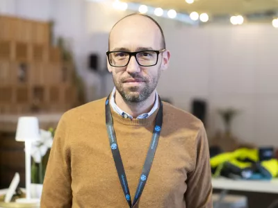 Steiner Luka03.01.2025 - Novinarska konferenca ženske reprezentance Slovenije v tehničnih disciplinah pred tekmama svetovnega pokala v Kranjski Gori. FOTO: Nik Erik Neubauer 