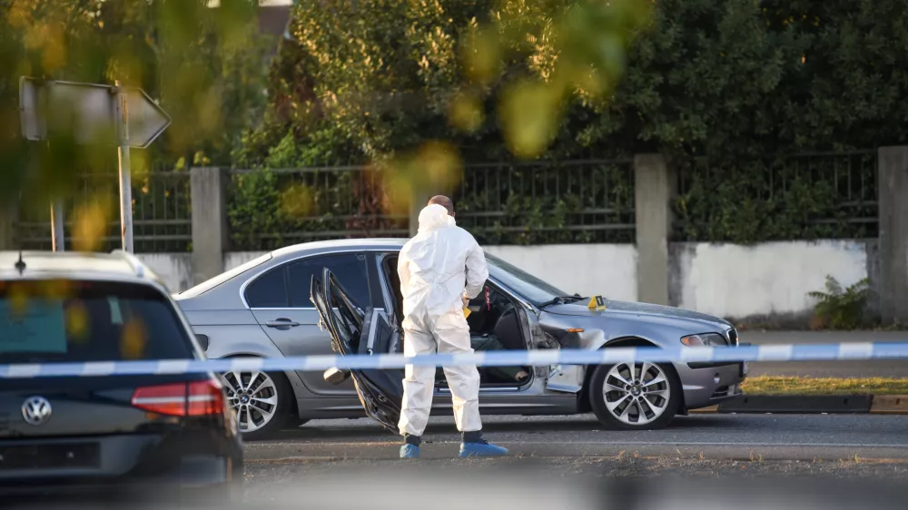 06, November, 2024, Podgorica - Two people were killed in a shooting in Podgorica, on the roundabout towards Niksic, it was confirmed in the official statement of the Police Administration. Photo: R.R./ATAImages06, novembar, 2024, Podgorica - Dve osobe ubijene su u pucnjavi u Podgorici, na kruznom toku ka Niksicu, potvrdjeno je u zvanicnom saopstenju Uprave policije. Photo: R.R./ATAImages Photo: R.R./ATAImages/PIXSELL