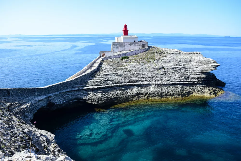 Lighthouse of Madonetta, Bonifacio, south of Corsica, France