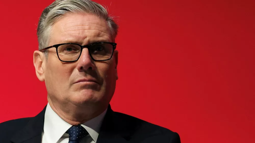 British Prime Minister Keir Starmer attends the Labour Party's annual conference, in Liverpool, Britain, September 28, 2025. REUTERS/Phil Noble