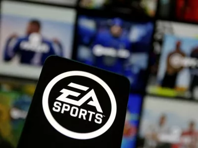 FILE PHOTO: EA (Eletronic Arts) Sports logo is seen in this illustration, August 10, 2022. REUTERS/Dado Ruvic/Illustration/File Photo