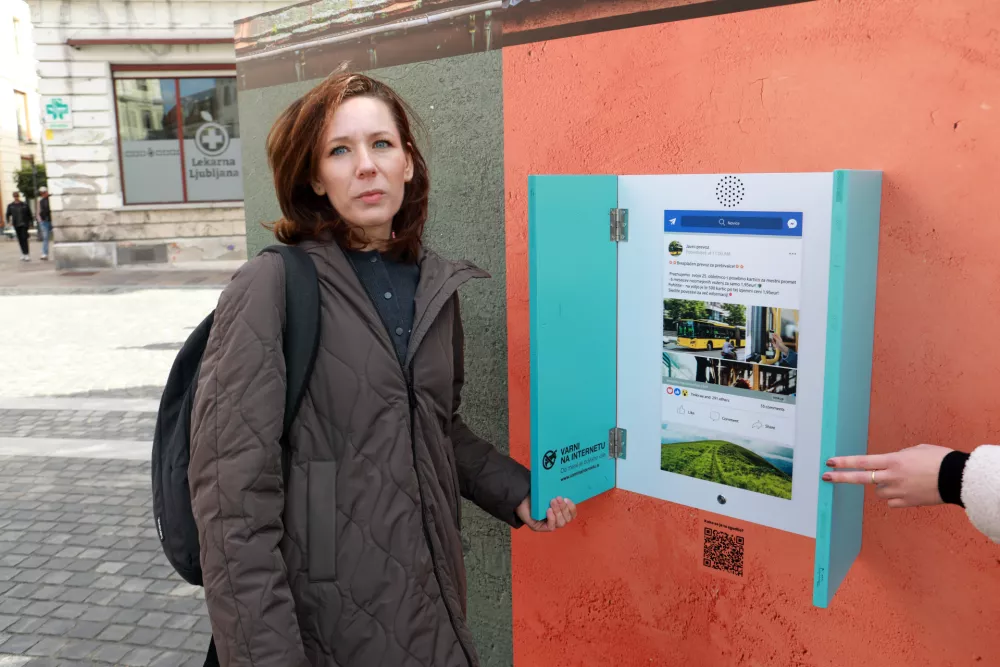 01.10.2025 - evropski mesec kibernetske varnosti, Pre&scaron;ernov trgFoto: Tomaž Skale