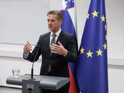 Novo mesto.Izjava predsednika vlade Roberta Goloba.