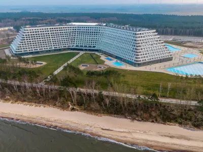 Pogled na hotel iz zraka / Foto: Hotel Gołębiewski