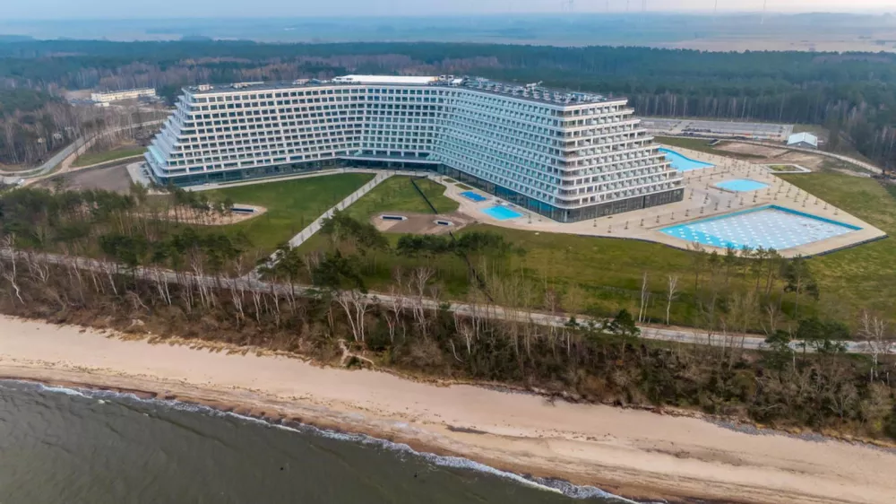 Pogled na hotel iz zraka / Foto: Hotel Gołębiewski