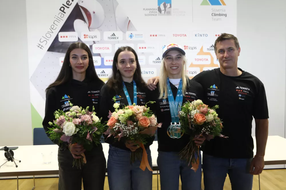 2.10.2025 planinska zveza - &scaron;portno plezanje - tiskovna konferenca po svetovnem prvenstvuFoto: Luka Cjuha