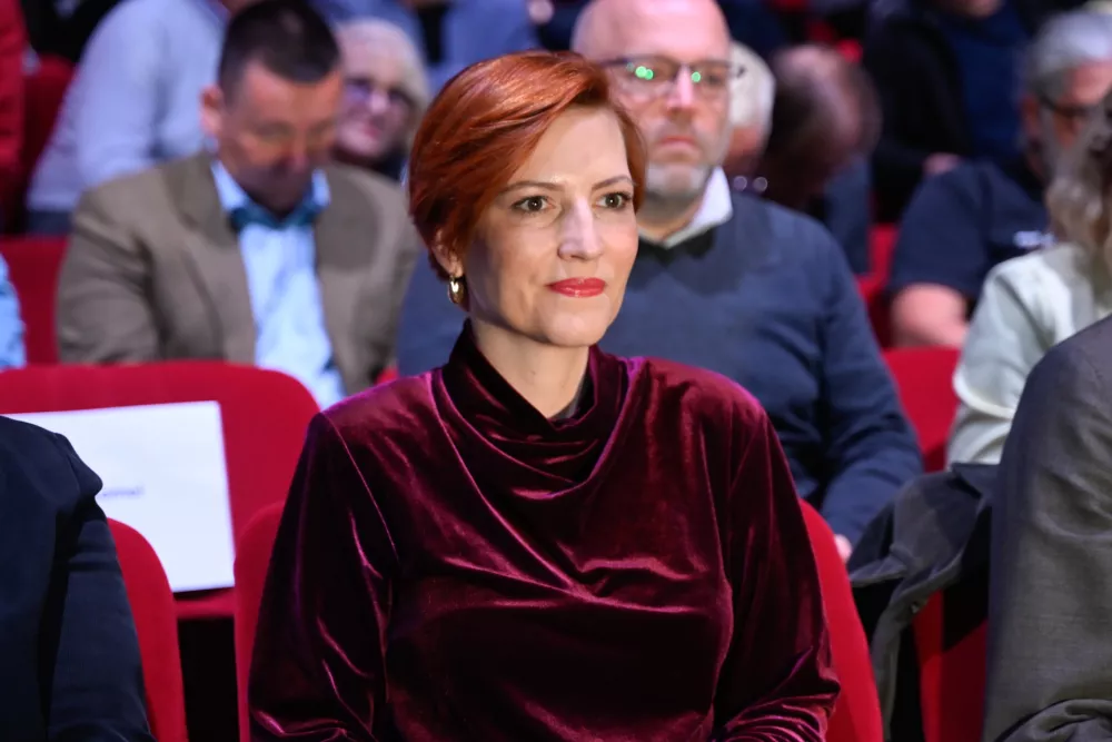 4.10.2025 redni kongres stranke Levica, na katerem bodo začeli postopke za imenovanje novega vodstva in potrjevali predvolilni sporazum o sodelovanju z zunajparlamentarno stranko VesnaFoto: Nik Erik Neubauer