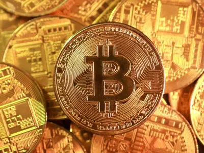 FILE PHOTO: Representation of Bitcoin coin cryptocurrency is seen in this illustration taken September 10, 2025. REUTERS/Dado Ruvic/Illustration/File Photo