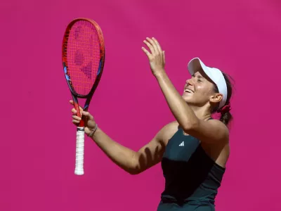 Kaja Juvan14.9.2025 - tenis turnir WTA Tivoli Ljubljana Foto: LUka Cjuha