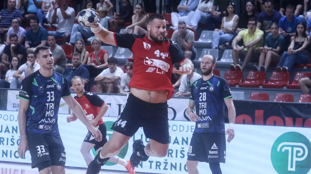 Ilija Brozović- 05.09.2025 - rokomet - 1. krog rokometnega državnega prvenstva med Slovan: Trebnje//FOTO: Jaka Gasar