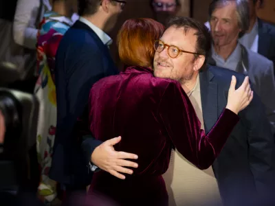 Simon Maljevac04.10.2025 - Redni kongres stranke Levica, na katerem bodo začeli postopke za imenovanje novega vodstva in potrjevali predvolilni sporazum o sodelovanju z zunajparlamentarno stranko VesnaFOTO: Nik Erik Neubauer