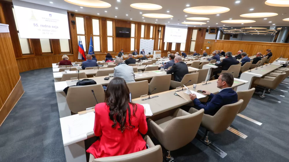 Ljubljana, drzavni zbor.Seja drzavnega sveta, na kateri so med drugim obravnavali predloga za spremembe proracuna RS za leto 2023 ter proracuna RS za leto 2024.