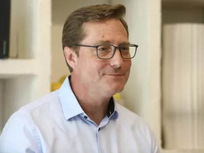 Vladimir Prebilič 23.6 2025 tiskovna konferenca Vladimir PrebiličFoto: Luka Cjuha