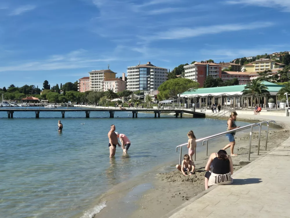 Dana&scaron;nji prizor iz Portoroža. Foto: Dnevnik
