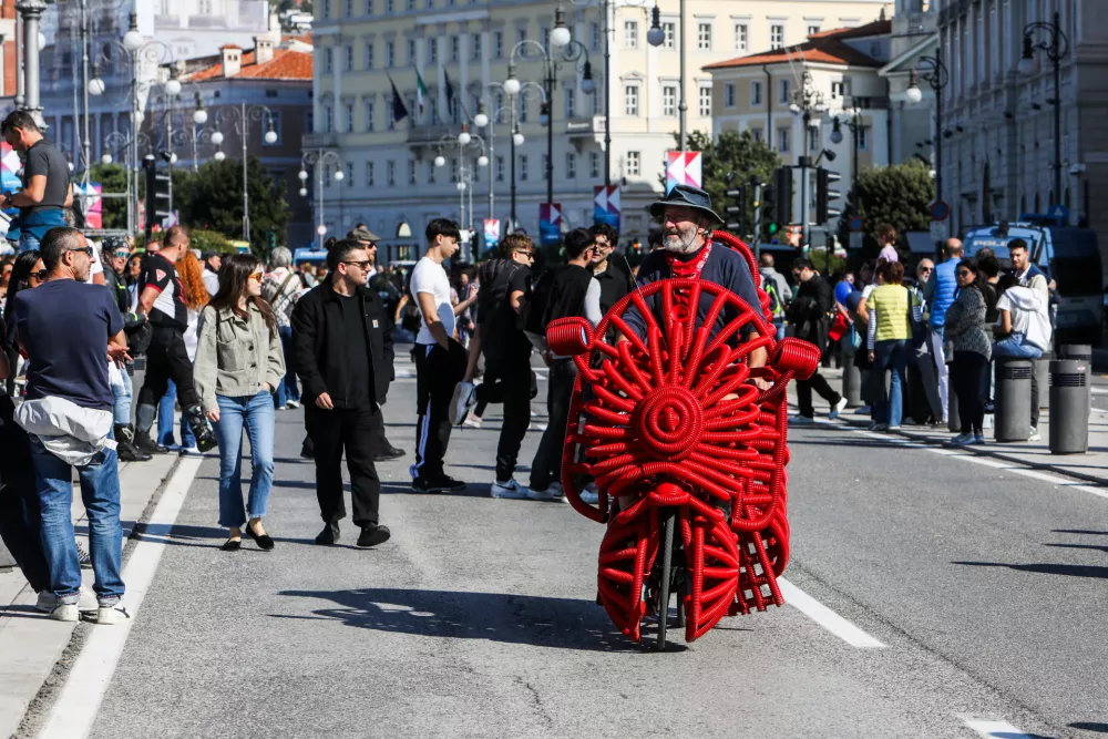 - 12.10.2025. - 57. Barcolana, največja jadralna regata na svetu, ki poteka v Trža&scaron;kem zalivu.//FOTO: Bojan Velikonja