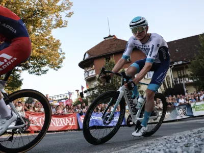 Matej Mohorič- 09.08.2025 - kolesarstvo - elitna članska dirka (35 km) za 7. pokal Tadeja Pogačarja, Komenda//FOTO: Jaka Gasar