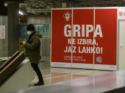 25.01.2023 - UKC Ljubljana - simbolična fotografija - zdravsrvo - gripa - cepljenjeFOTO: Luka Cjuha / Foto: Luka Cjuha