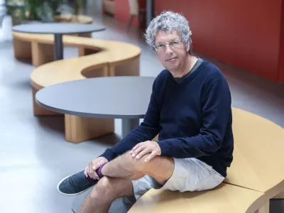 - 23.09.2025 - Ross D. King, strokovnjak za UI v znanosti//FOTO: Jaka Gasar / Foto: Jaka Gasar