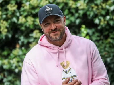 - 09.10.2025. - Marko Milić, biv&scaron;i ko&scaron;arkar, reprezentant, danes &scaron;portni direktor slovenske reprezentance in trener Luka Dončiča.//FOTO: Bojan Velikonja