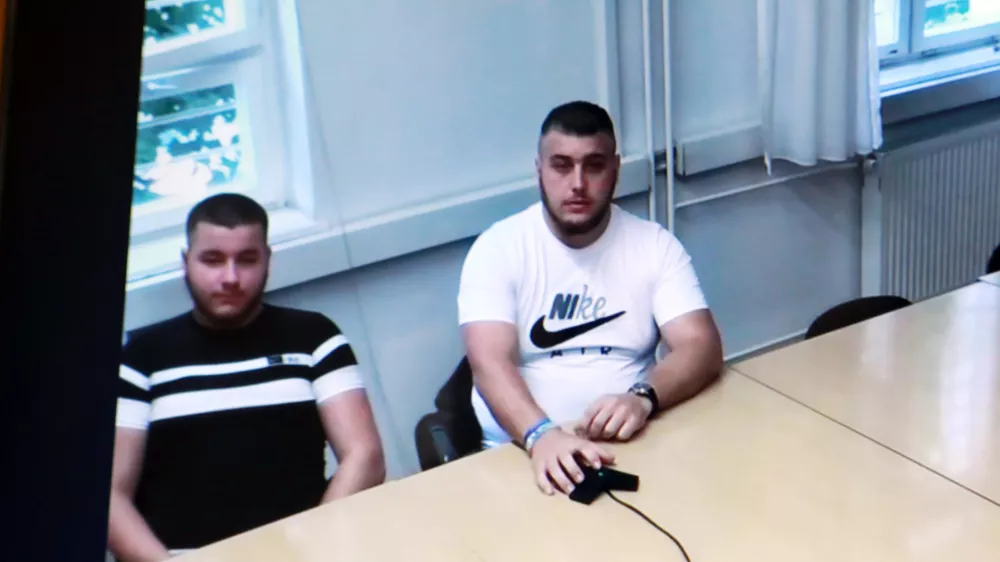 25.09.2025 - sodi&scaron;če, obtožena Novak Arsen, Novak LeonardoFoto: Tomaž Skale