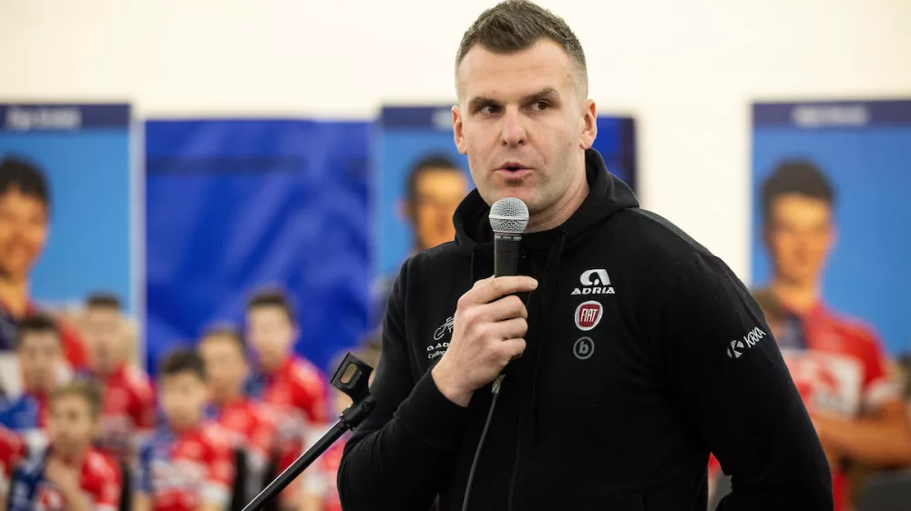 Josip Radakovic during presentation of cycling club KK Adria Mobil before new season 2019, on February 14, 2019 in Velodrom Cesca vas, Novo mesto, Slovenia. Photo by Vid Ponikvar / Sportida