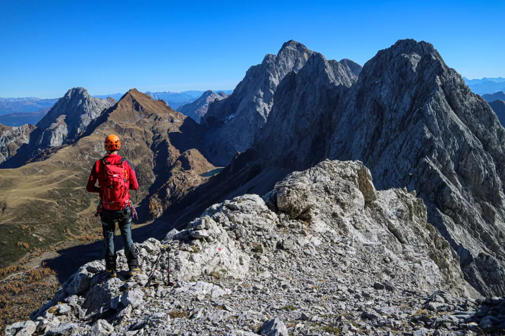 Za Habjana je najbolj&scaron;i karnijski cilj gora Cima dei Vieres, 2310 metrov visoki vrh v južnem delu Furlanskih Dolomitov. F osebni arhiv
