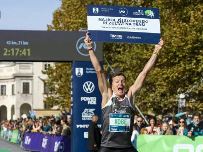 najuspe&scaron;nej&scaron;i Primož Kobe19.10.2025 - Ljubljanski maraton 2025 - tek - teka&scaron;ka prireditevFoto: Luka Cjuha