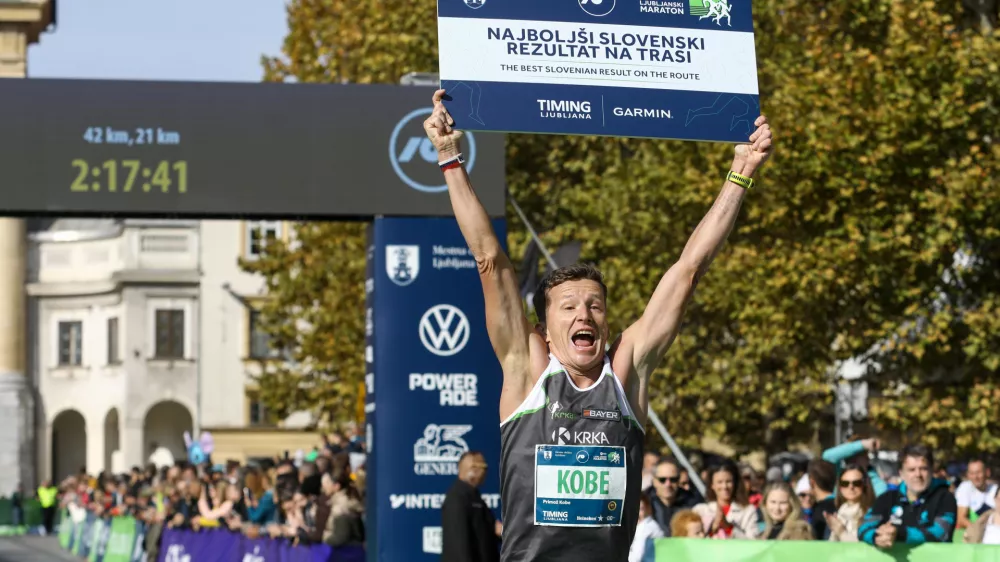 najuspe&scaron;nej&scaron;i Primož Kobe19.10.2025 - Ljubljanski maraton 2025 - tek - teka&scaron;ka prireditevFoto: Luka Cjuha