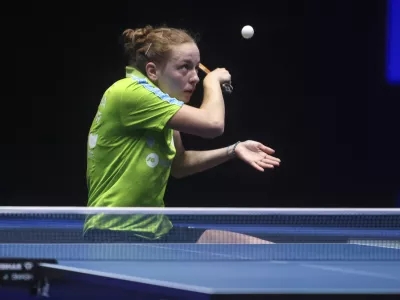 Ana Tofant- 05.07.2023 &ndash; namizni tenis - mednarodni turnir WTT Star Contender v Ljubljani - //FOTO: Jaka Gasar