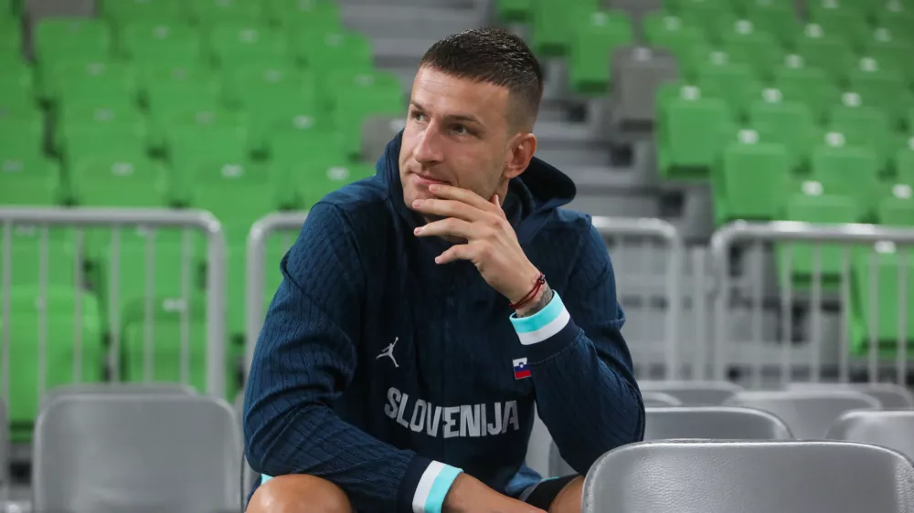 - Alen Omić,- 31.07.2025. - Trening mo&scaron;ke ko&scaron;arkarske reprezentance Slovenije pred pripravljalnimi tekmami.//FOTO: Bojan Velikonja