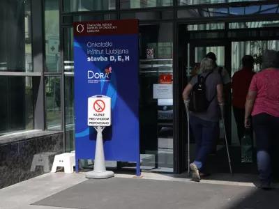 11.06.2025 - Onkolo&scaron;ki in&scaron;titut Ljubljana - prepoved kajenja - kajenjeFoto: Luka Cjuha