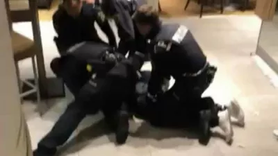 nasilje sredi&scaron;če ljubljane policija