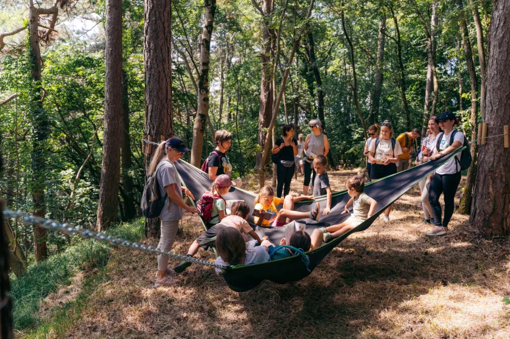  Bolj ko so otroci suvereni v naravi, bolj ko poznajo pot in vsebine doživetja, bolj svoje čute odpirajo za doživljanje narave kot take. F Marko Pleterski